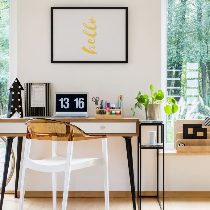 Relaxdays Ξύλινη Βάση Οργάνωσης Γραφείου από Bamboo - Natural - 4052025316136