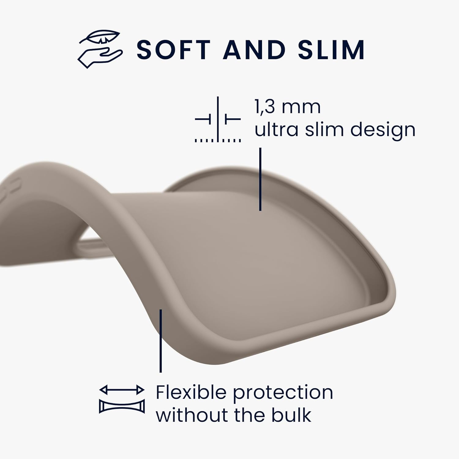 KW Samsung Galaxy A54 5G Θήκη Σιλικόνης TPU - Taupe