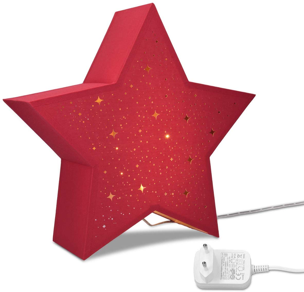 Navaris LED Light Star Φωτιστικό Αστέρι με LED - Red - 49033.09