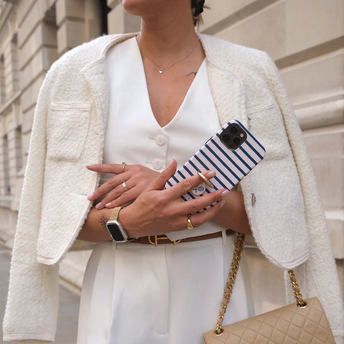 Burga Samsung Galaxy S23 FE Fashion Tough Σκληρή Θήκη - Old Money