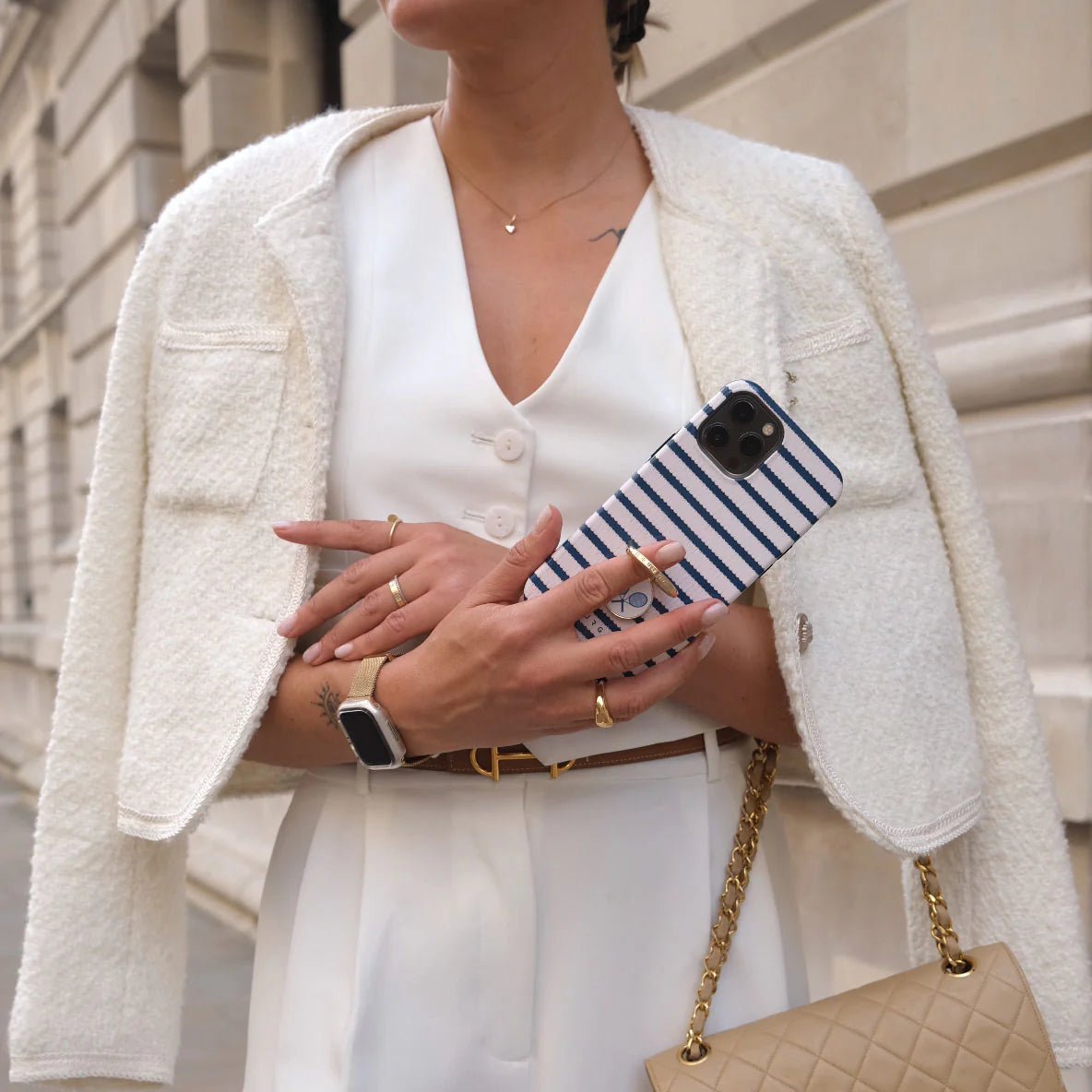 Burga Samsung Galaxy S23 FE Fashion Tough Σκληρή Θήκη - Old Money