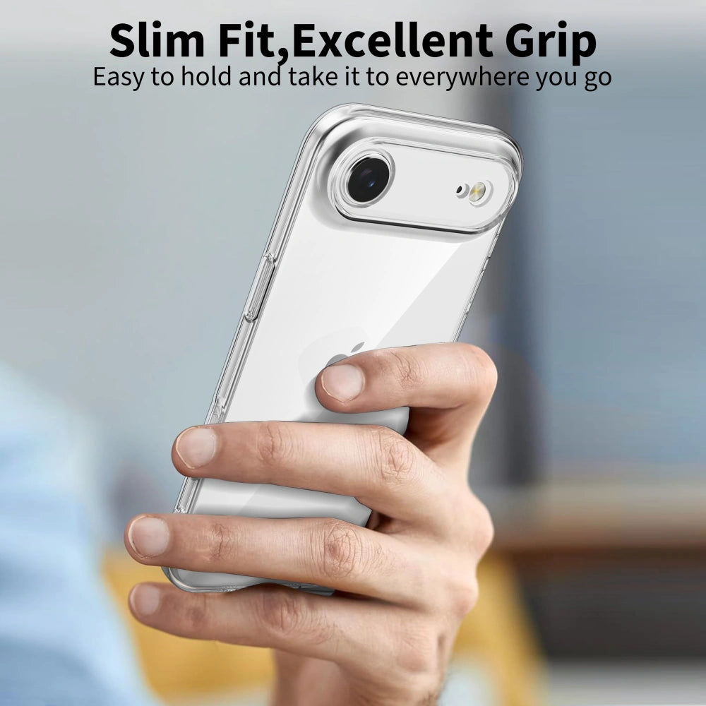 Tech - Protect iPhone Air Flexair Σκληρή Θήκη με Πλαίσιο Σιλικόνης - Διάφανη