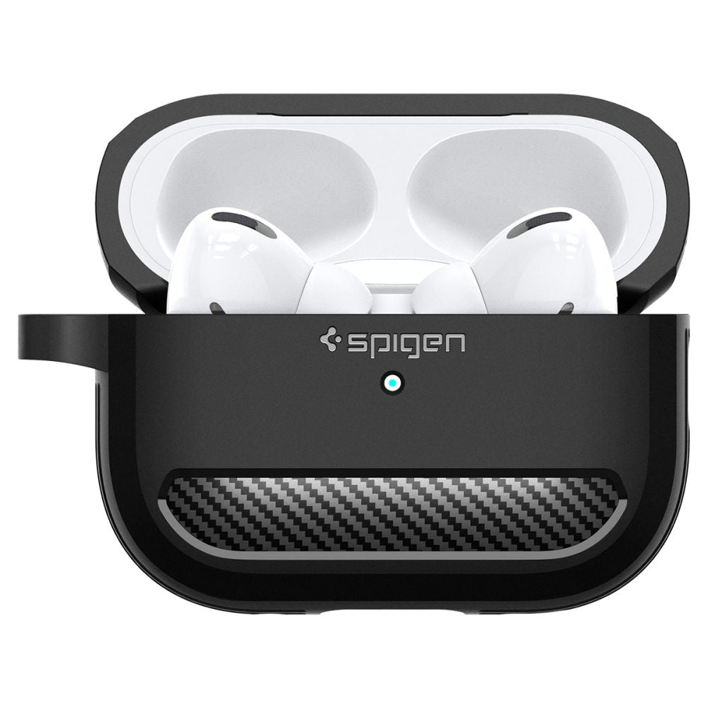 Spigen AirPods Pro 1 / 2 Θήκη Σιλικόνης - Rugged Armor - Matte Black