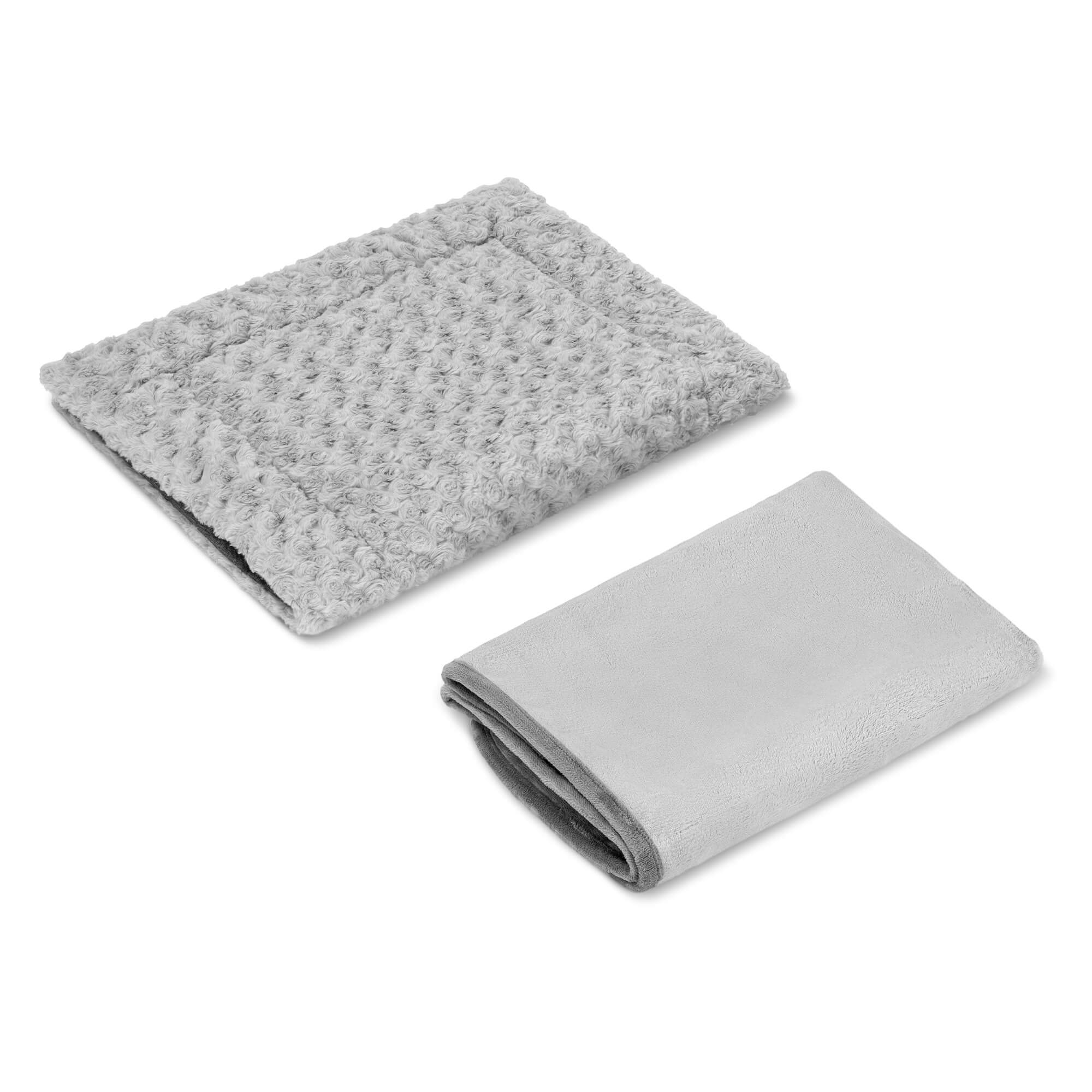Navaris Σετ Χαλάκι και Κουβέρτα για Σκύλους και Γάτες - 50 x 80 cm / 87 x 115 cm - Grey - 56631.19.2