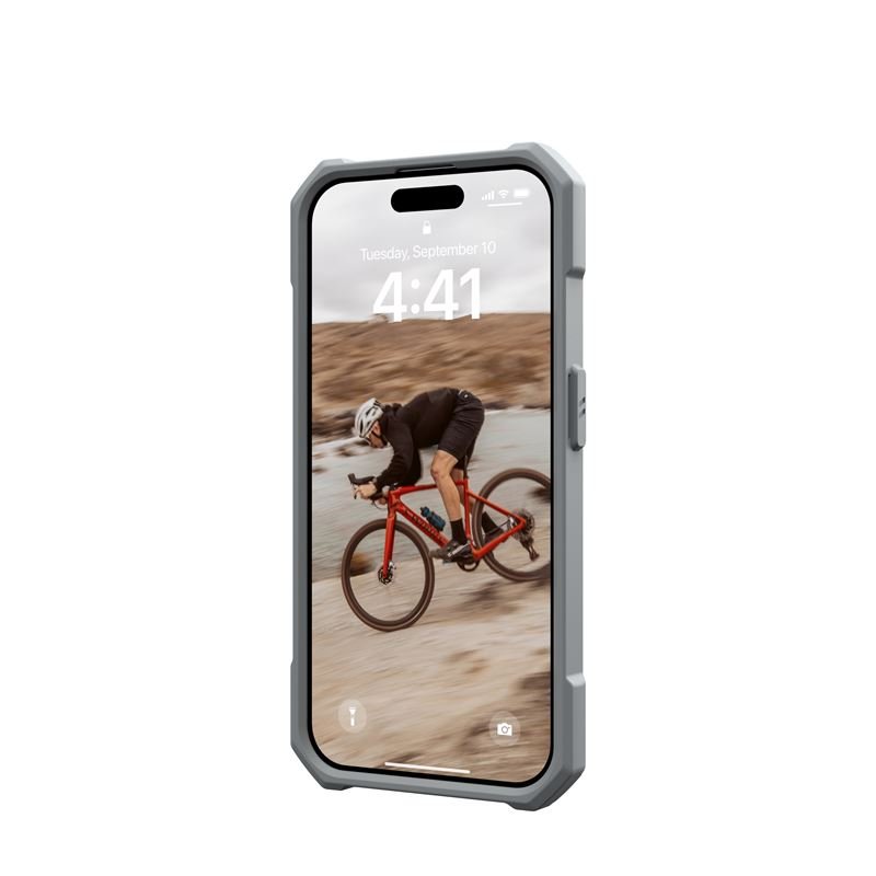 UAG iPhone 15 Pro Essential Armor MagSafe Θήκη Σιλικόνης TPU με MagSafe - Silver