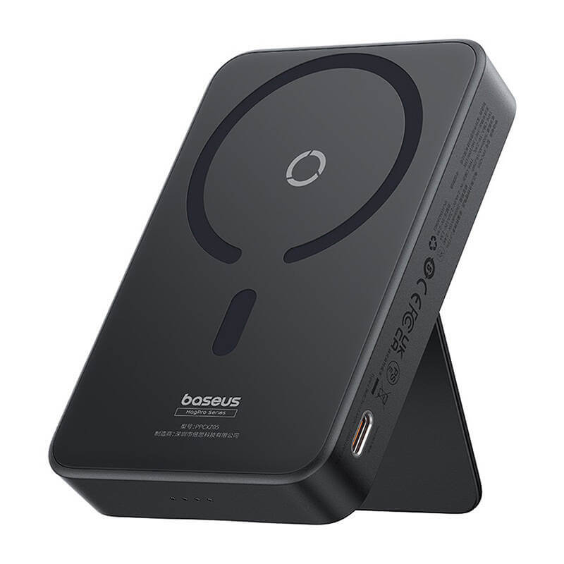 Baseus MagPro Magnetic PPCXZ05 - Ασύρματο MagSafe PowerBank 5000mAh 20W με Καλώδιο Type-C to Type-C - Black