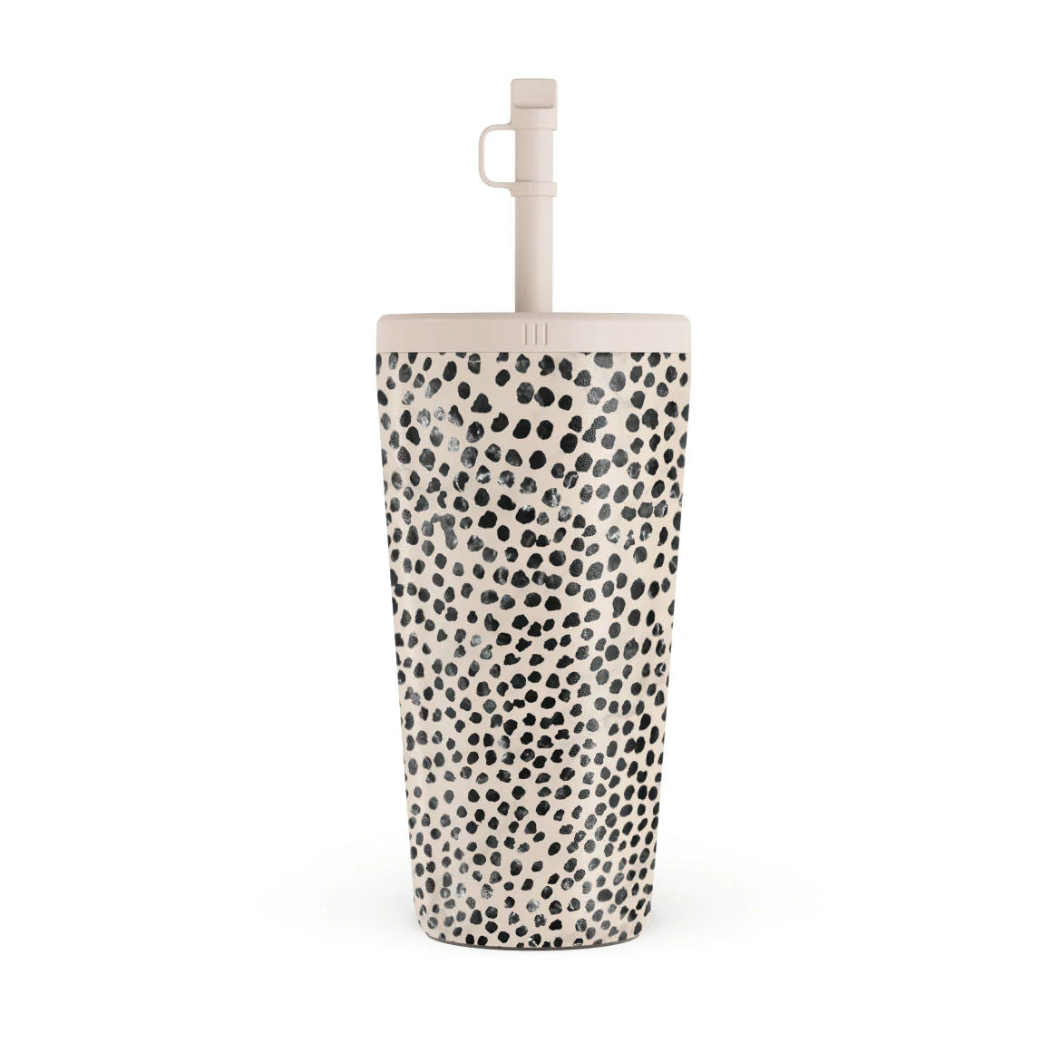 Burga Κούπα θερμός από Ανοξείδωτο Ατσάλι με καλαμάκι - 500ml - Almond Latte