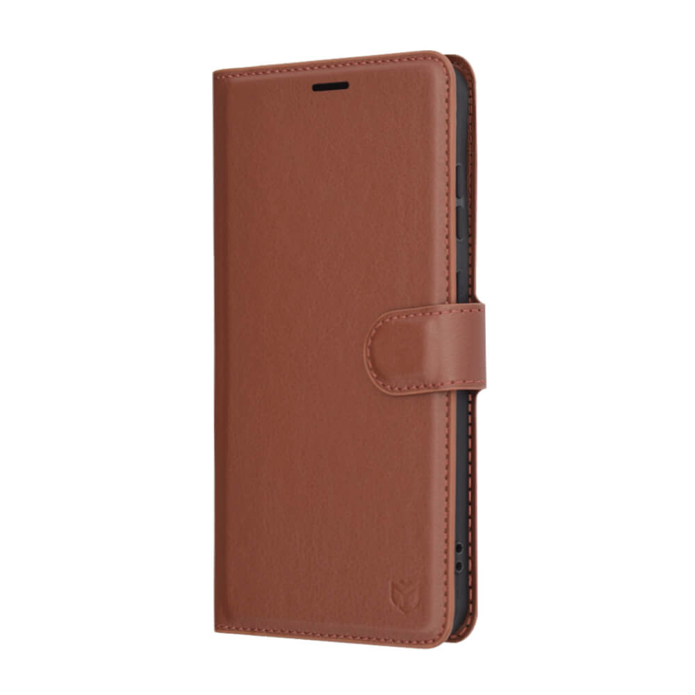 Techsuit Samsung Galaxy S25 Plus - Leather Folio - Θήκη Πορτοφόλι από Δερματίνη με Stand - Brown