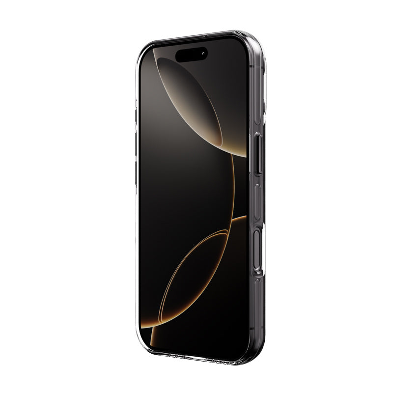Crong iPhone 16 Pro Clear Mag Pro - Σκληρή Θήκη με MagSafe - Black