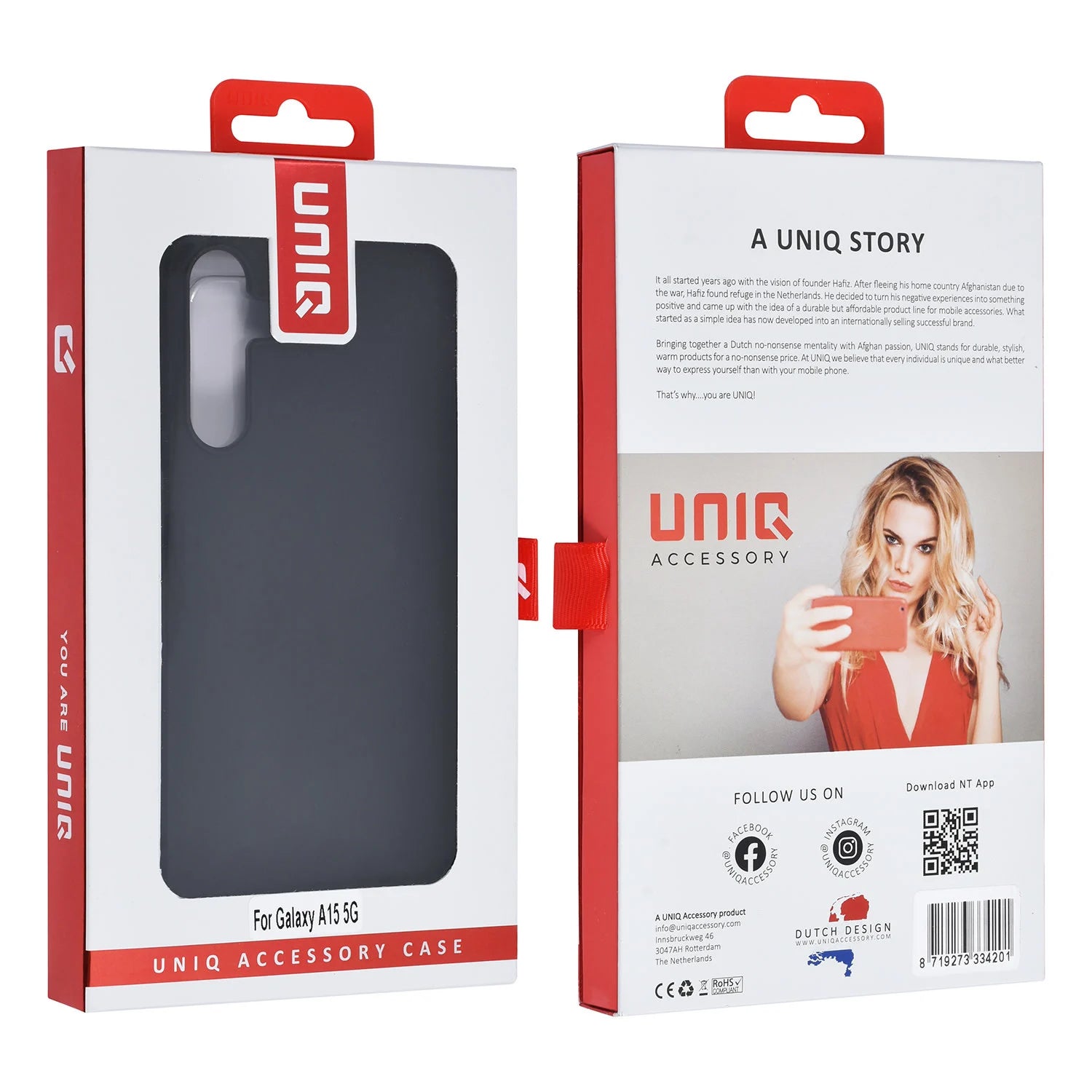 Tuniq Samsung Galaxy A15 4G / A15 5G Θήκη Σιλικόνης - Μαύρη