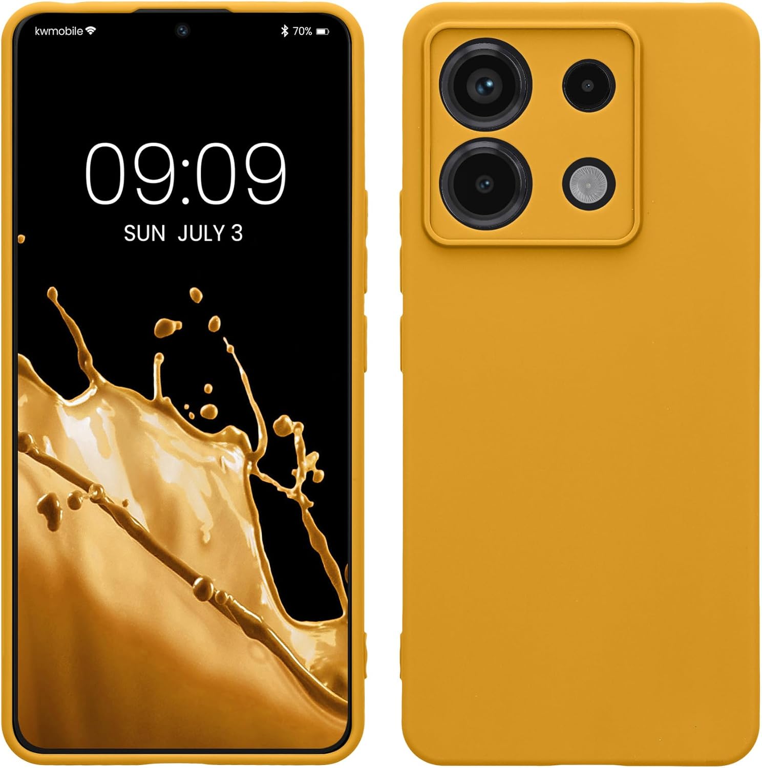 KW Xiaomi Redmi Note 13 Pro 5G / Poco X6 5G Θήκη Σιλικόνης TPU - Honey Yellow