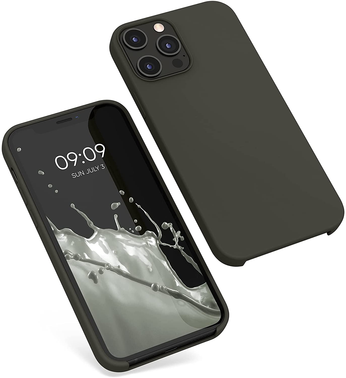 KW iPhone 12 Pro Max Θήκη Σιλικόνης Rubber TPU - Olive Green - 52644.107