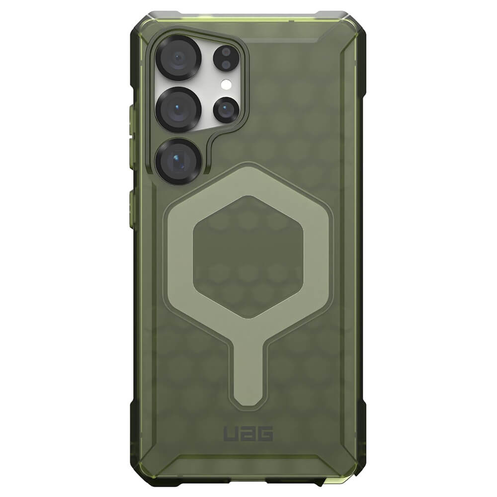 UAG Samsung Galaxy S25 Ultra Essential Armor MagSafe Θήκη Σιλικόνης TPU με MagSafe - Olive Drab