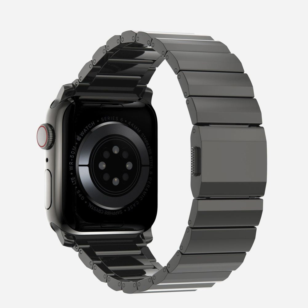 Tech-Protect Λουράκι Apple Watch 8/9/10/11 - SE (1/2/3) - Ultra (1/2/3) – 44/45/46/49mm SteelBand από Ανοξείδωτο Ατσάλι - Black