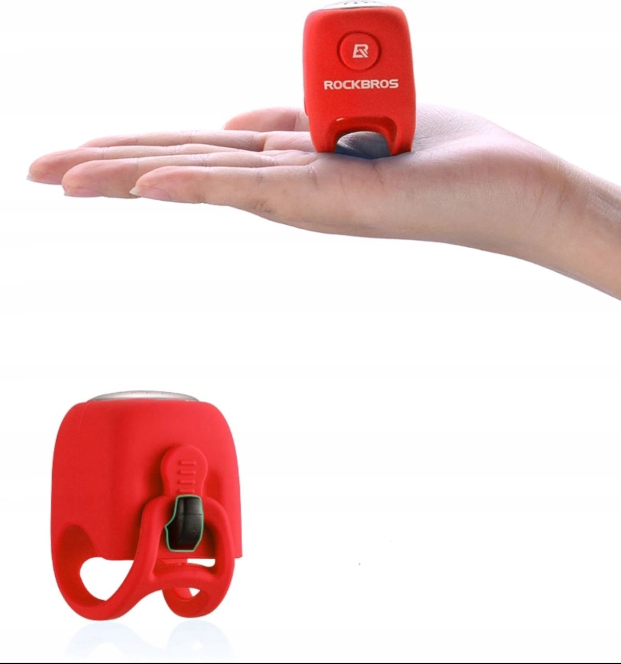 Rockbros Ηλεκτρικό Κουδούνι Ποδηλάτου - Red - CB1709RD