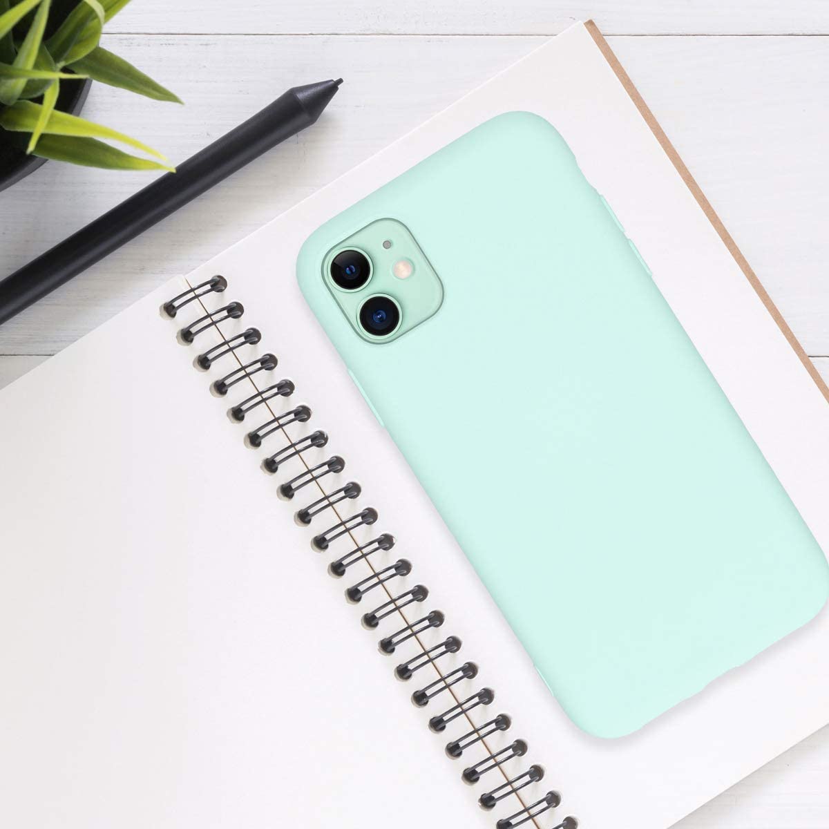 KW iPhone 11 Θήκη Σιλικόνης Rubberized TPU - Mint Matte - 50791.71