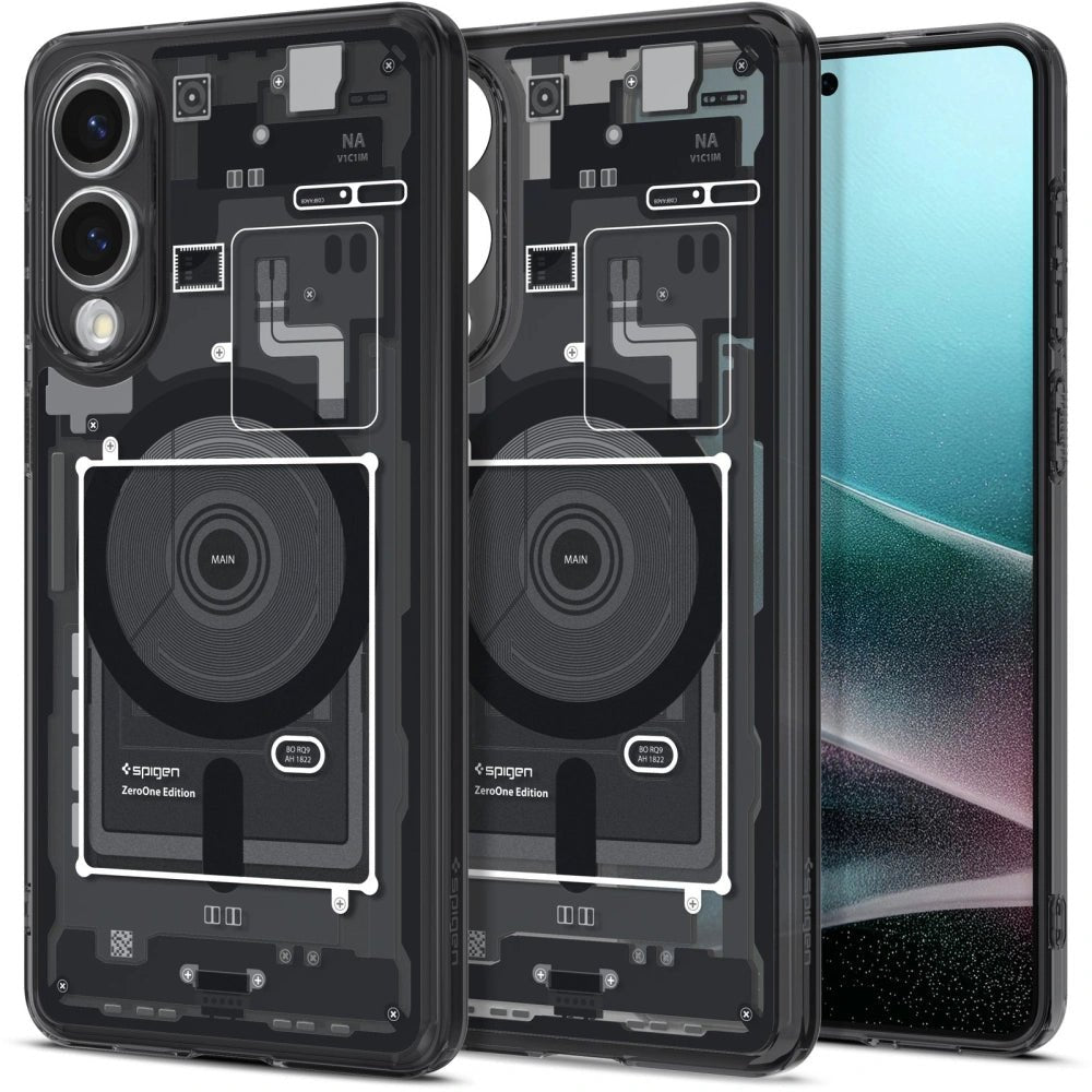 Spigen Samsung Galaxy S25 Edge - Ultra Hybrid Mag - Σκληρή Θήκη με Πλαίσιο Σιλικόνης Και MagSafe - Zero One Black