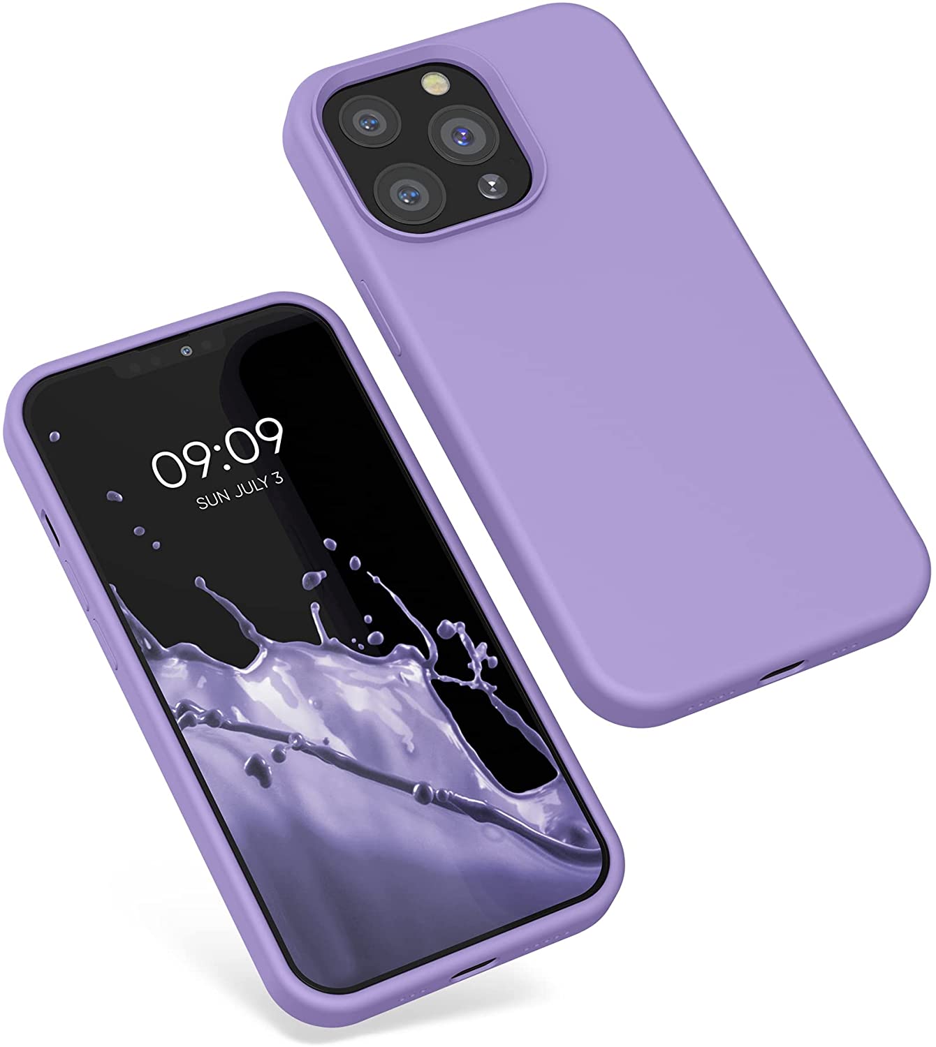 KW iPhone 13 Pro Θήκη Σιλικόνης Rubberized TPU - Violet Purple - 55880.222