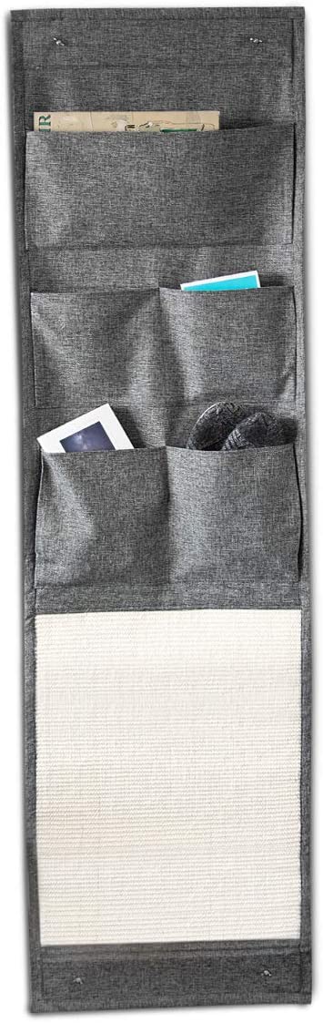 Navaris Cat Scratcher Storage Organiser - Οργανωτής Αποθήκευσης με Ονυχοδρόμιο για Γάτες - 1,74 m x 45,5 cm - Grey - 49098.19