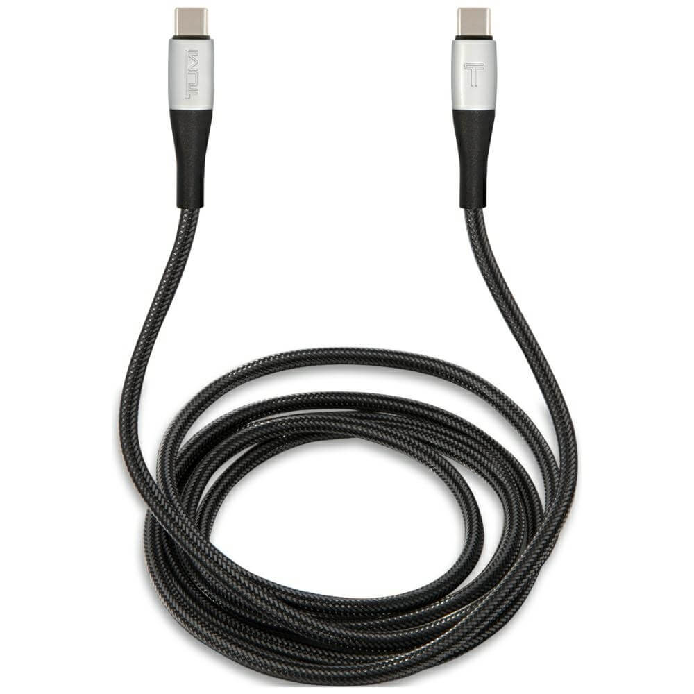 Tumi Travel Adapter 25W Φορτιστής Ταξιδίου με 1 Θύρα Type - C και 1 Θύρα USB και Καλώδιο Type - C to Type - C - Black