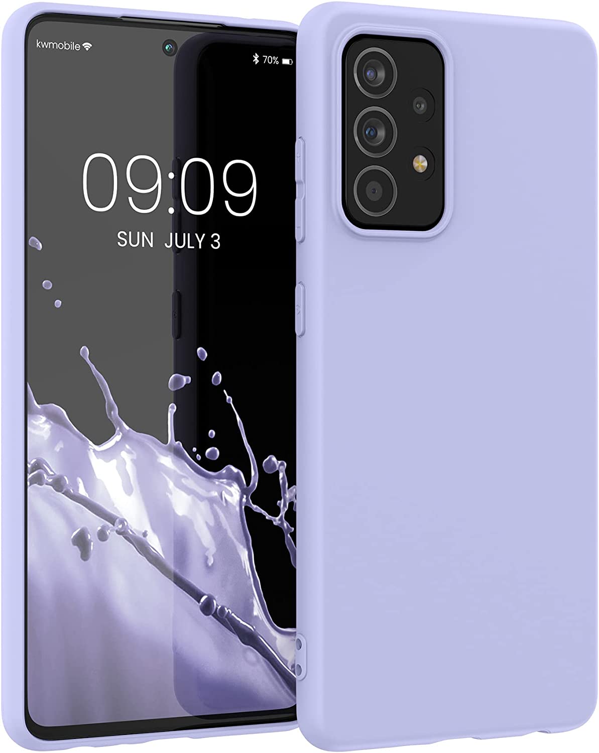 KW Samsung Galaxy A52 / A52 5G / A52s 5G Θήκη Σιλικόνης TPU - Pastel Lavender - 54346.139