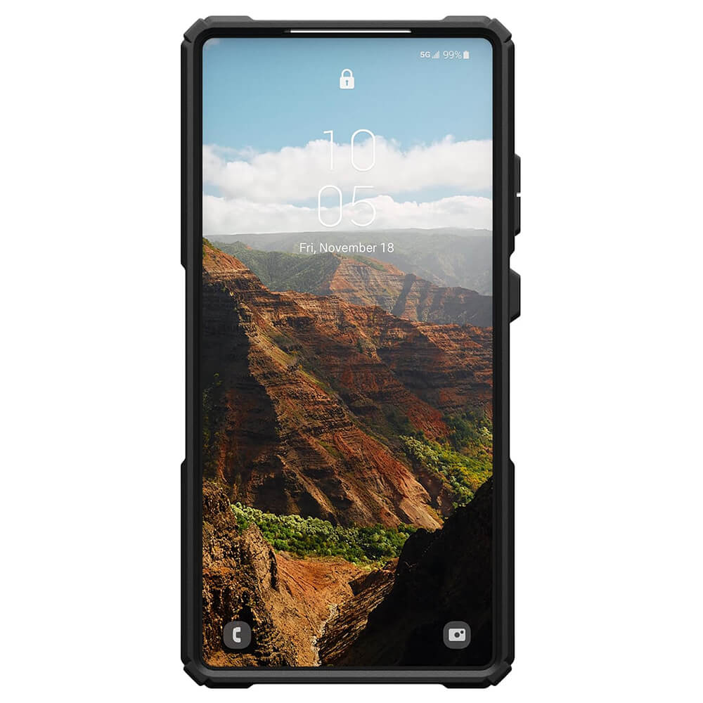 UAG Samsung Galaxy S25 Ultra Plasma XTE MagSafe Σκληρή Θήκη με Stand - Black / Orange