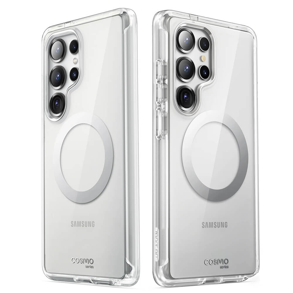 i-Blason Samsung Galaxy S25 Ultra Cosmo Mag Σκληρή Θήκη με Προστασία Οθόνης και Magsafe - Διάφανη