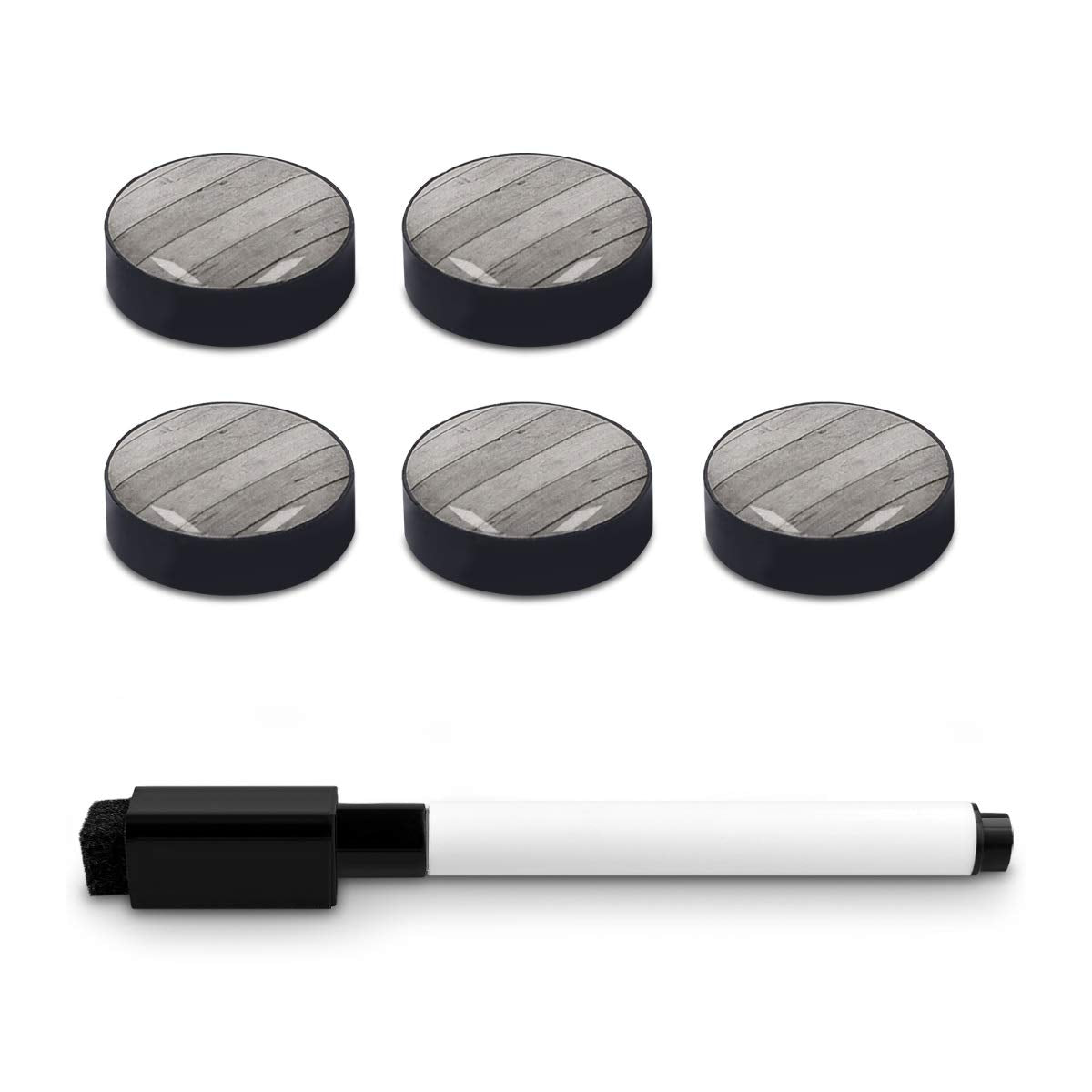 Navaris Μαγνητικός Πίνακας Ανακοινώσεων - 60 x 90 cm - Wooden Planks - 49997.01