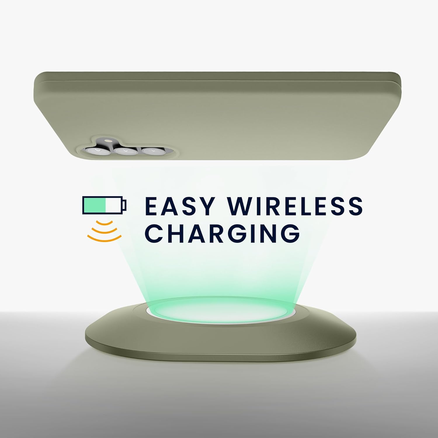 KW Samsung Galaxy S24 Θήκη Σιλικόνης Rubberized TPU - Grey Green