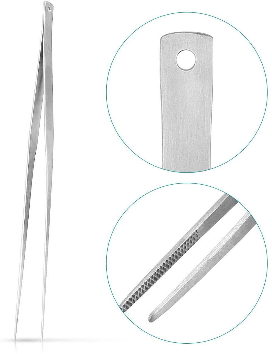 Navaris Λαβίδα από Ανοξείδωτο Ατσάλι για BBQ - 40cm - Silver - 48537.01