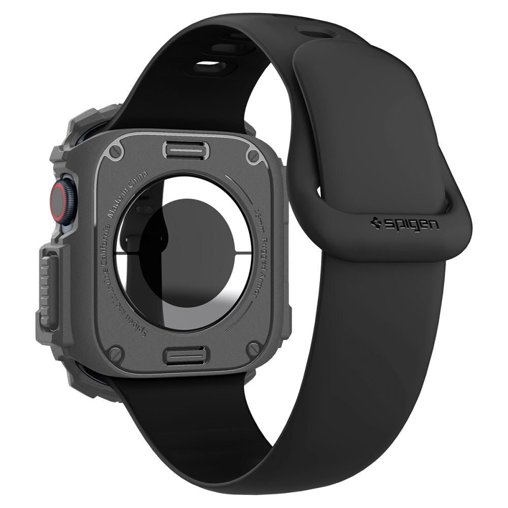 Spigen Θήκη Apple Watch 10/11 - 46mm Rugged Armor - Dark Grey