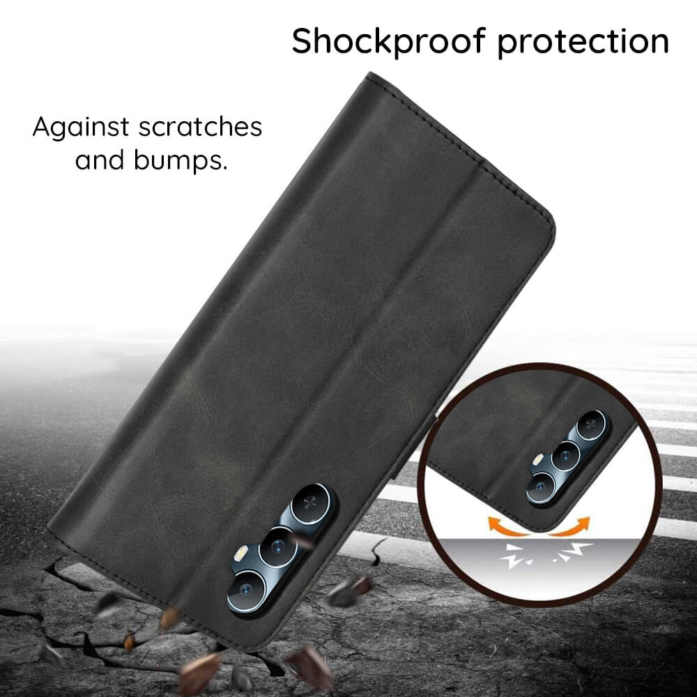 Techsuit Samsung Galaxy A56 5G - Diary Book - Θήκη Πορτοφόλι από Δερματίνη με Stand - Black