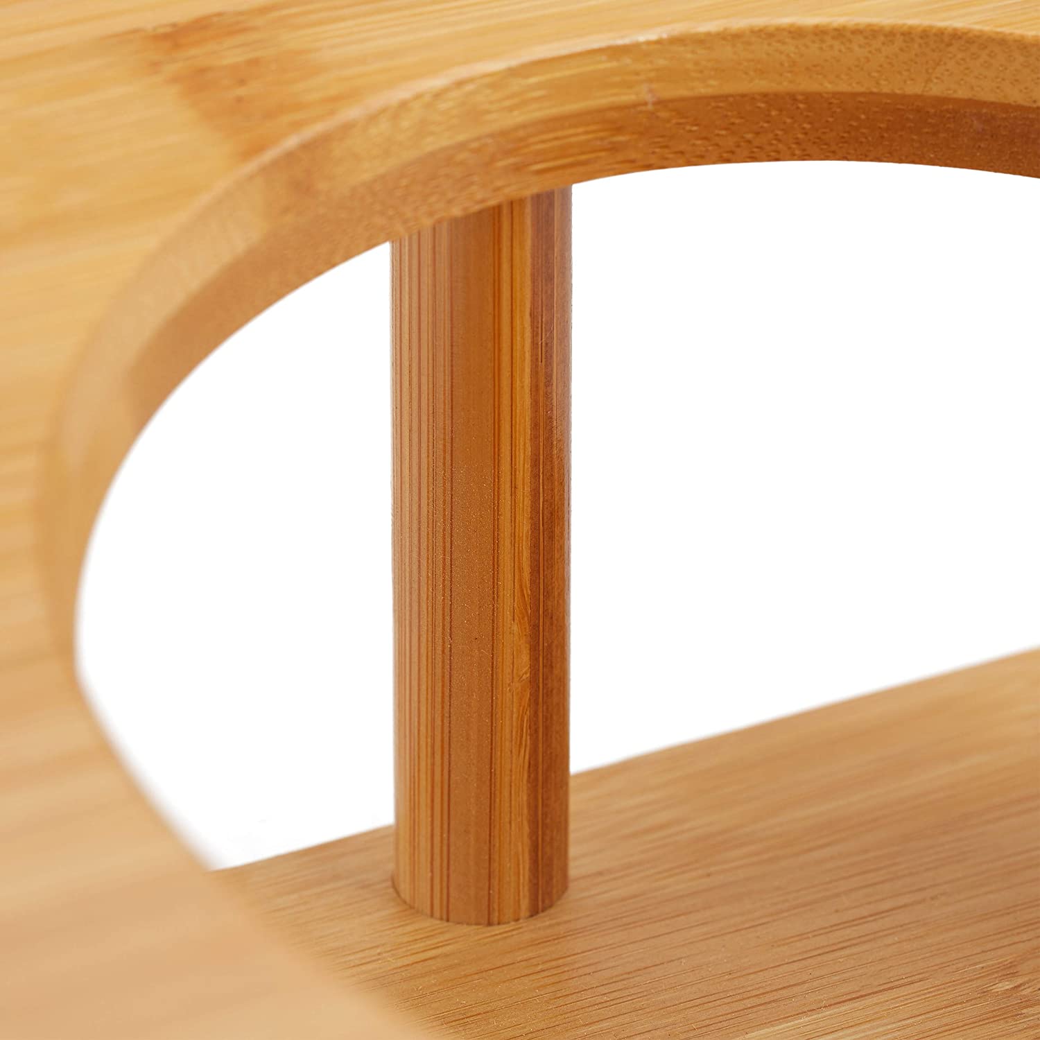 Relaxdays Σετ με 2 Μπολ από Ανοξείδωτο Ατσάλι σε Βάση από Μπαμπού για Κατοικίδια - 300 ml - Natural - 4052025916121