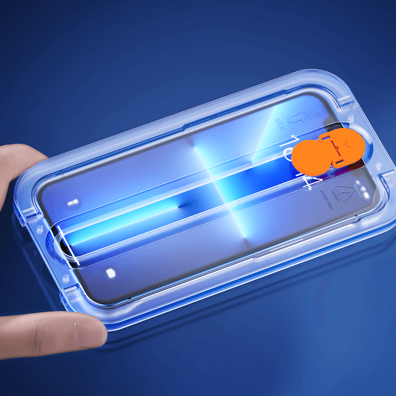 Joyroom iPhone 13 / 13 Pro 9H Tempered Glass Σετ με 2 Αντιχαρακτικά Γυαλιά Οθόνης με Κιτ Τοποθέτησης - Clear - JR-PF936