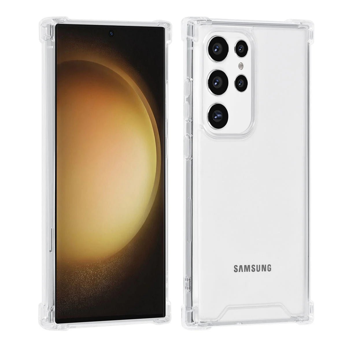 Tuniq Samsung Galaxy S24 Ultra Θήκη Σιλικόνης με Ενισχυμένες Γωνίες - Διάφανη