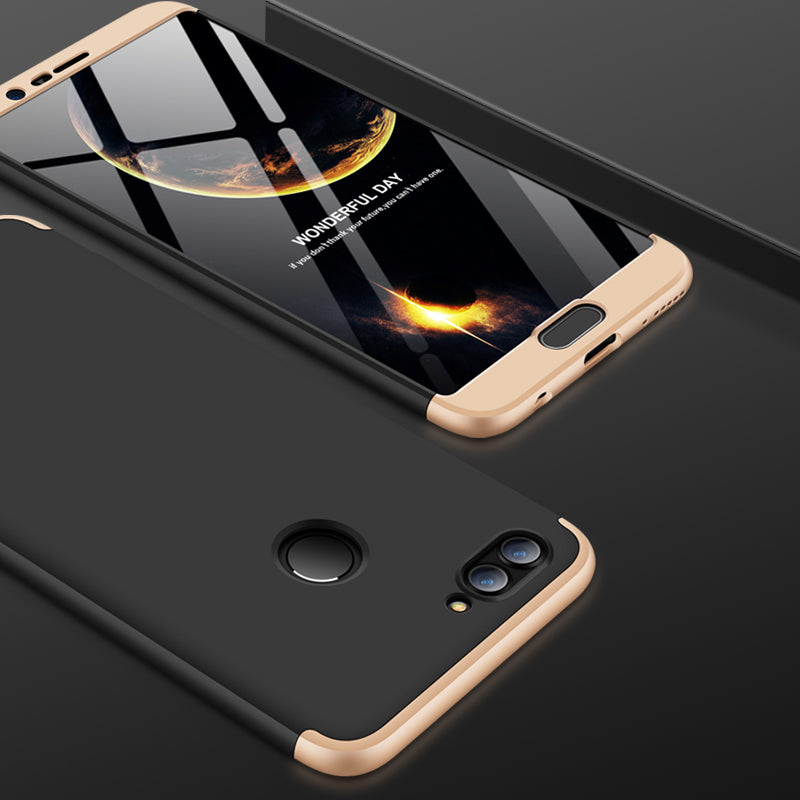 GKK Honor View 10 Θήκη 360 Full Body - Black / Gold