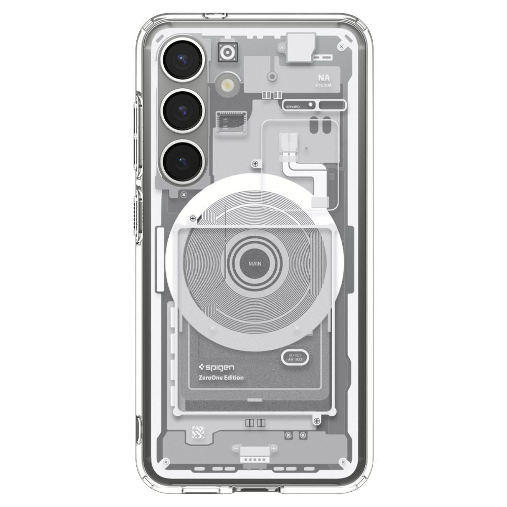 Spigen Samsung Galaxy S25 - Ultra Hybrid Mag - Σκληρή Θήκη με Πλαίσιο Σιλικόνης Και MagSafe - Zero One White