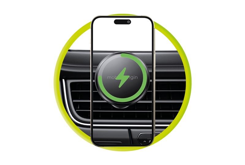 Mobile Origin MO3 Βάση Αυτοκινήτου Αεραγωγού με Ασύρματη Φόρτιση MagSafe 15W - Black