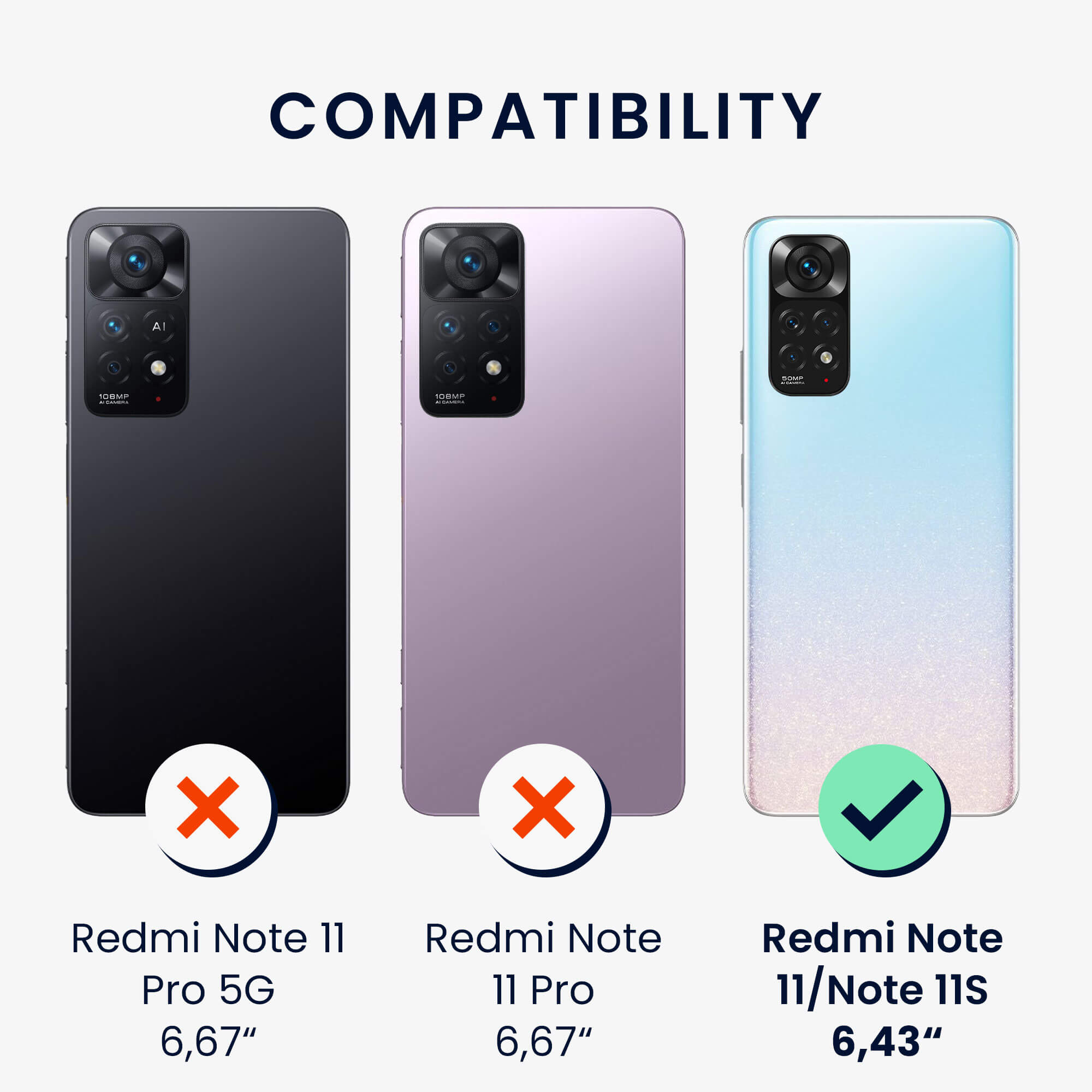 KW Xiaomi Redmi Note 11 / Redmi Note 11S Θήκη Σιλικόνης TPU - Lavender - 57368.108