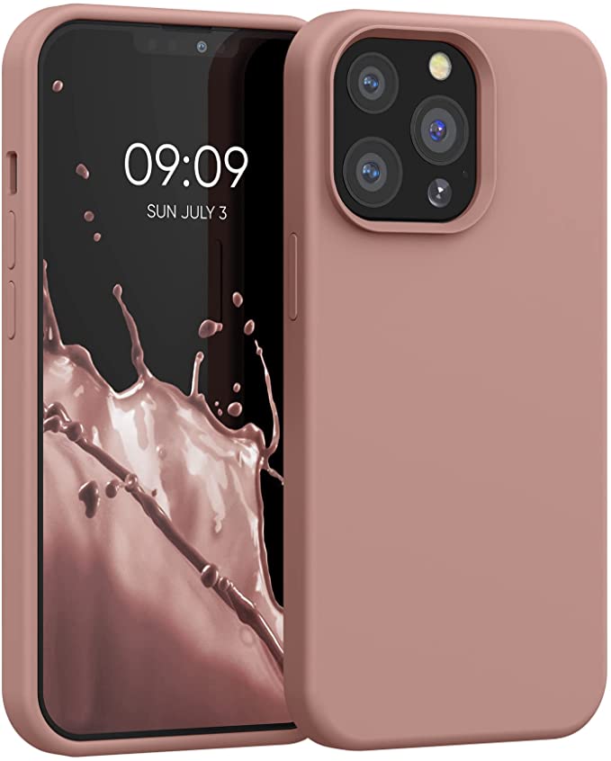 KW iPhone 13 Pro Θήκη Σιλικόνης Rubberized TPU - Orange Clay - 55880.237