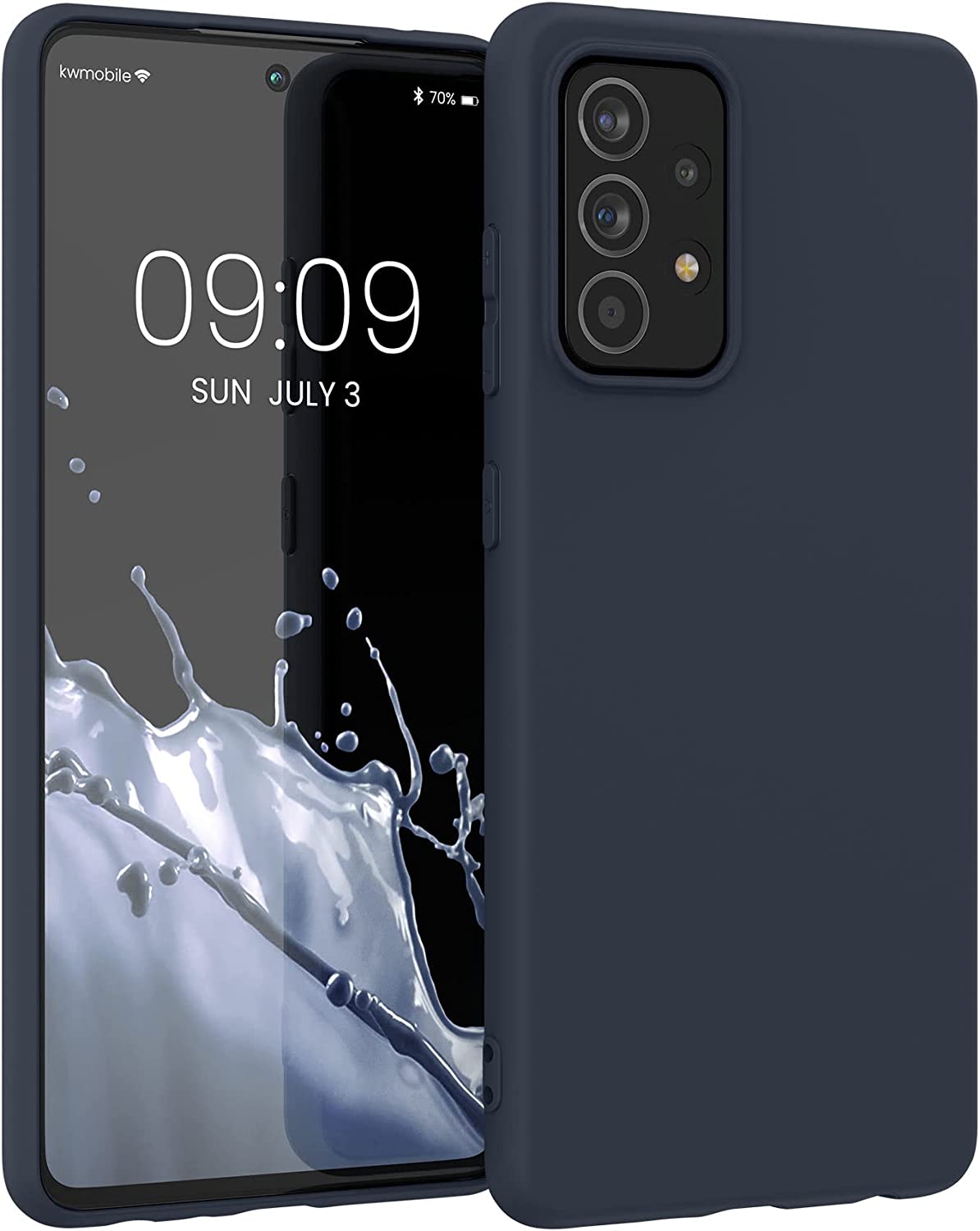 KW Samsung Galaxy A52 / A52 5G / A52s 5G Θήκη Σιλικόνης TPU - Blueberry Blue - 54346.186