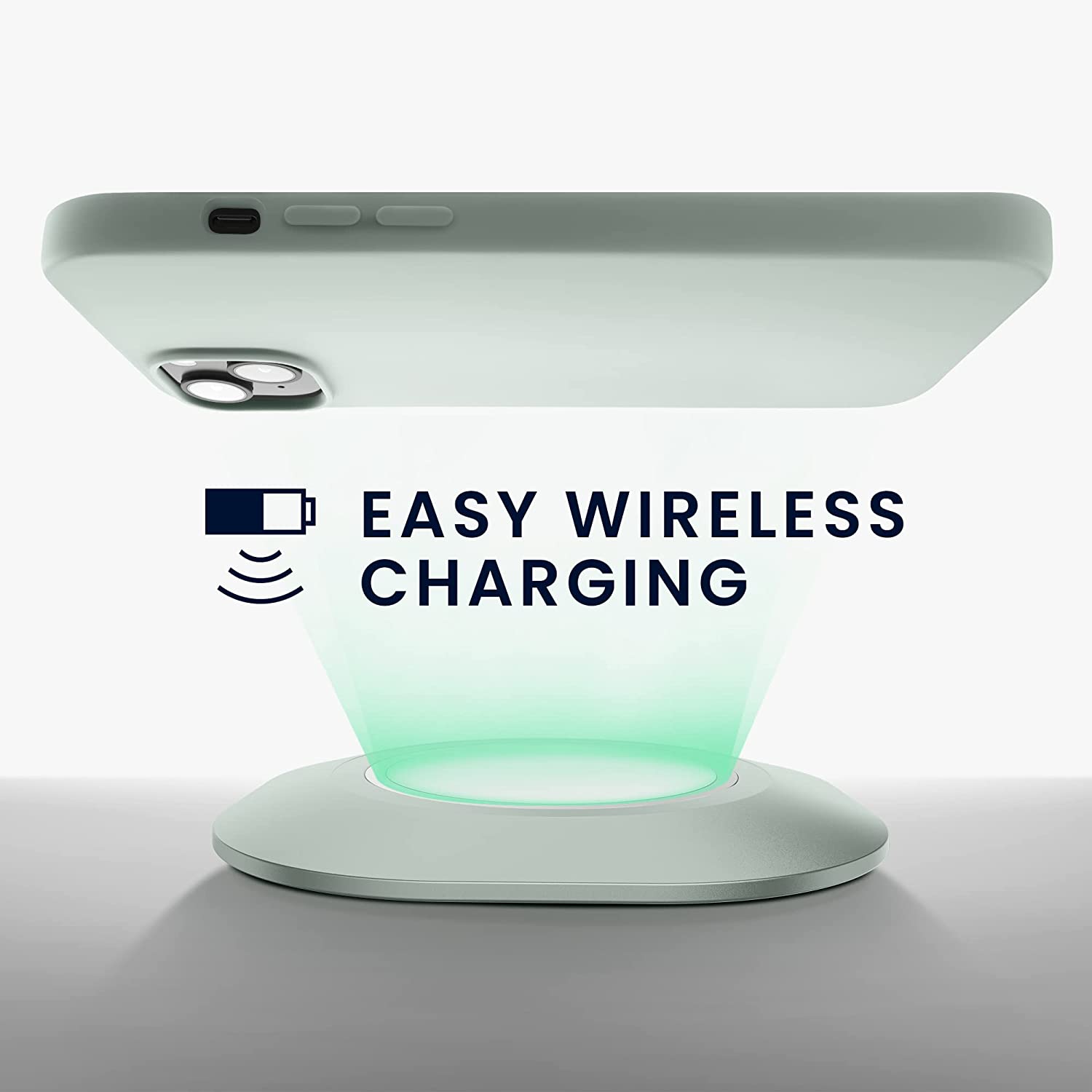 KW iPhone 14 Plus Θήκη Σιλικόνης TPU - Cool Mint - 59072.200