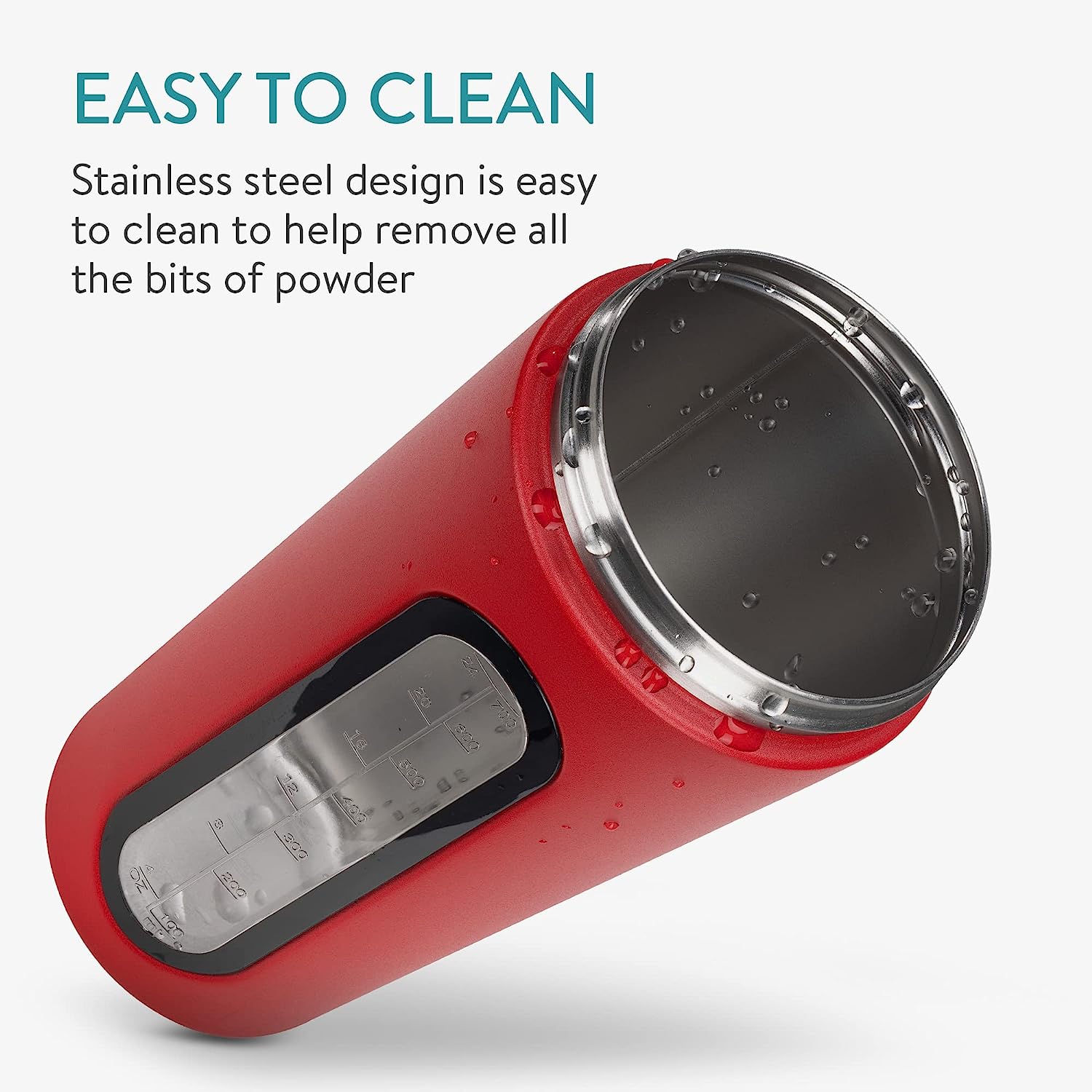 Navaris Σέικερ / Μπουκάλι από Ανοξείδωτο Ατσάλι - BPA FREE - 750mL - Red - 52703.2.09