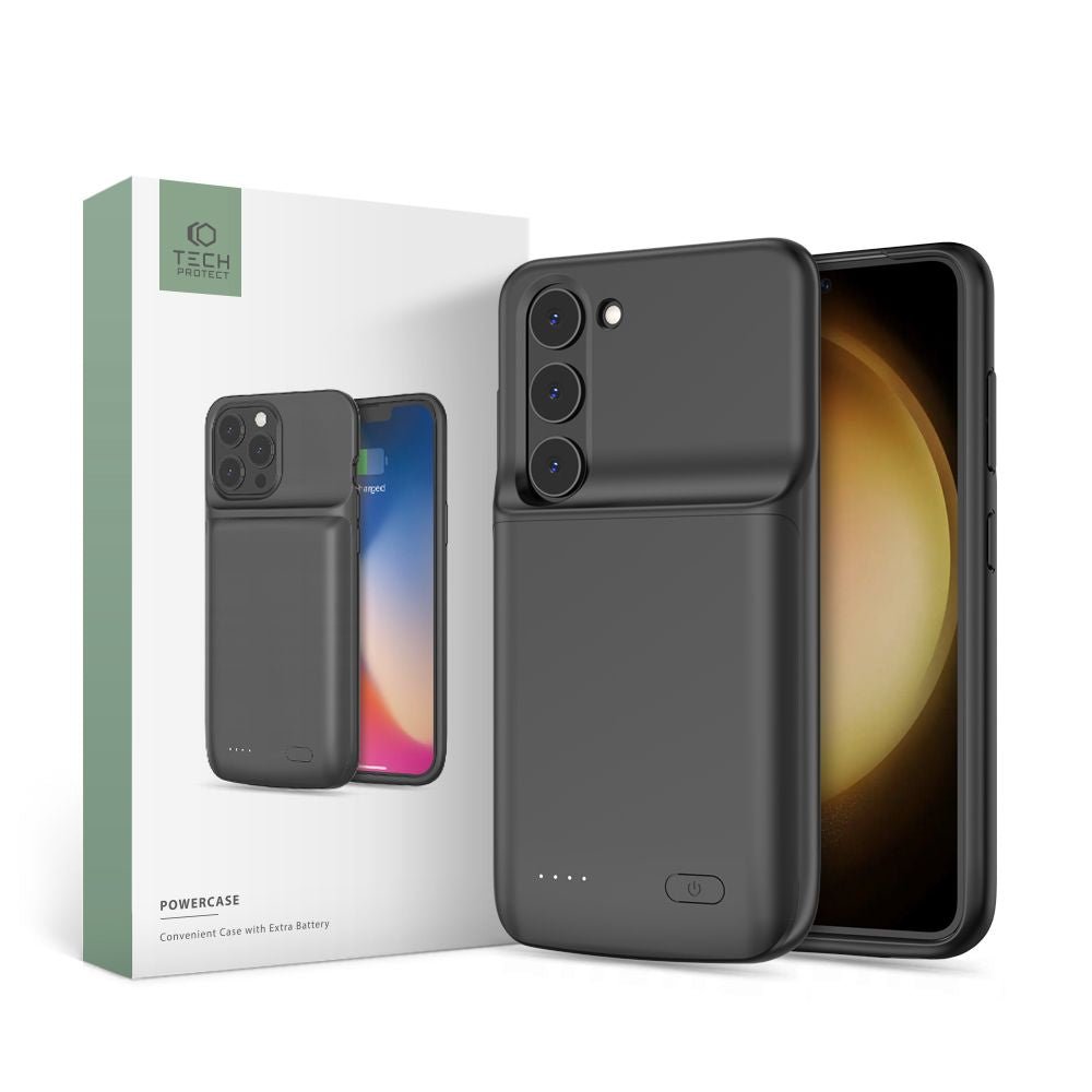 Tech - Protect Samsung Galaxy S23+ Powercase Θήκη με Ενσωματωμένη Μπαταρία 4800mAh - Black