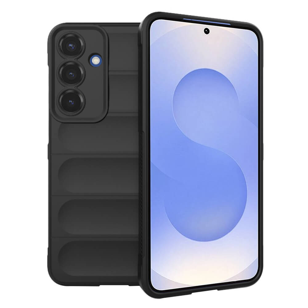 Techsuit Samsung Galaxy S25 Magic Shield Θήκη Σιλικόνης TPU - Black