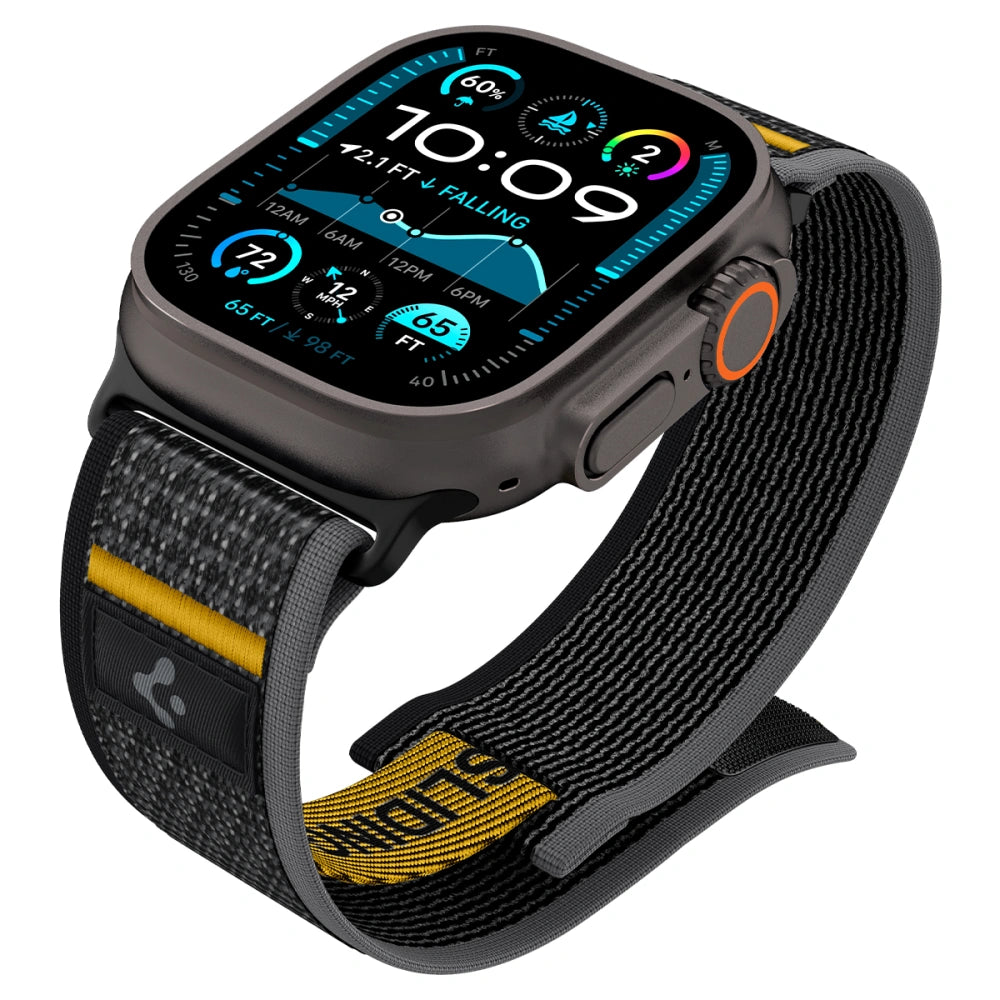 Spigen Λουράκι Apple Watch 8/9/10/11 - SE (1/2/3) - Ultra (1/2/3) – 44/45/46/49mm - Athlex Air - Active Black