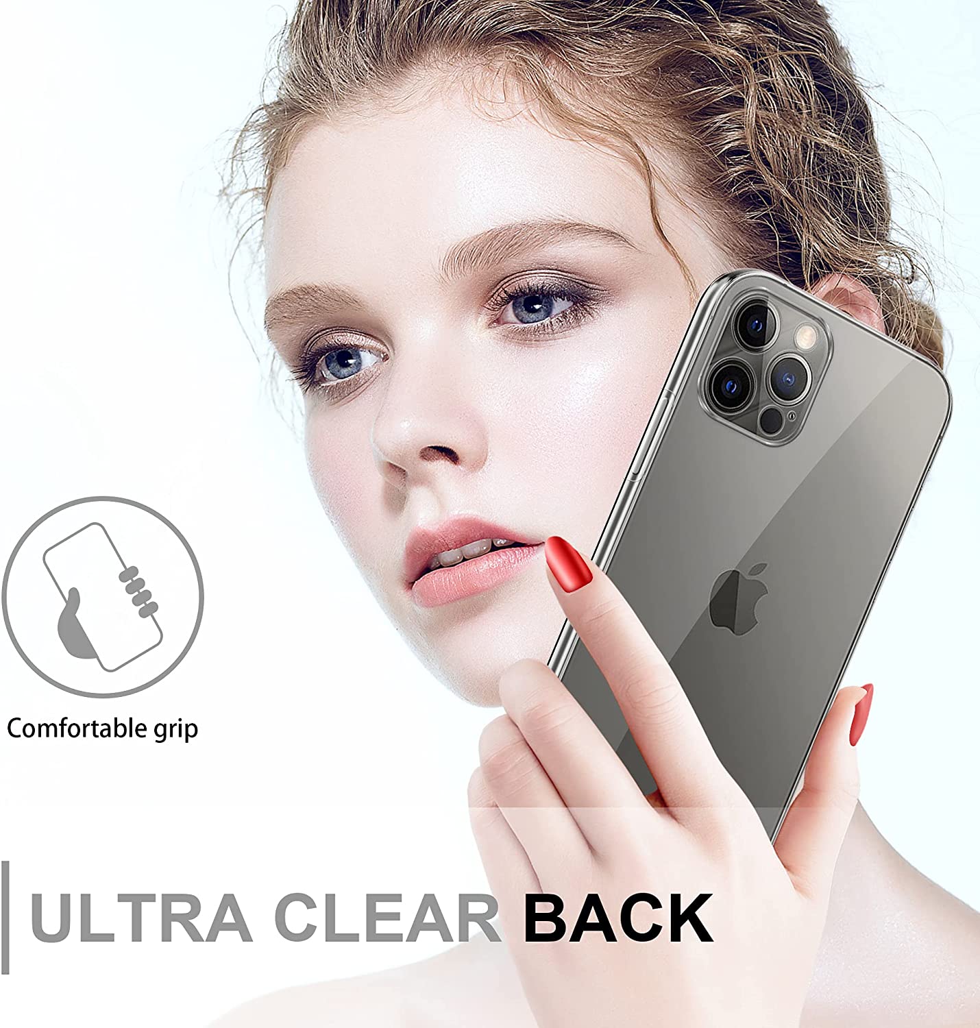 Cadorabo iPhone 12 Pro Full Cover Front and Back - Διάφανη