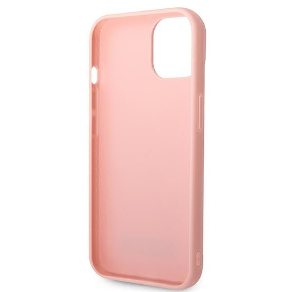 Karl Lagerfeld iPhone 14 Plus - 3D Monogram Σκληρή Θήκη με Πλαίσιο Σιλικόνης - Pink - KLHCP14MRUPKLPP