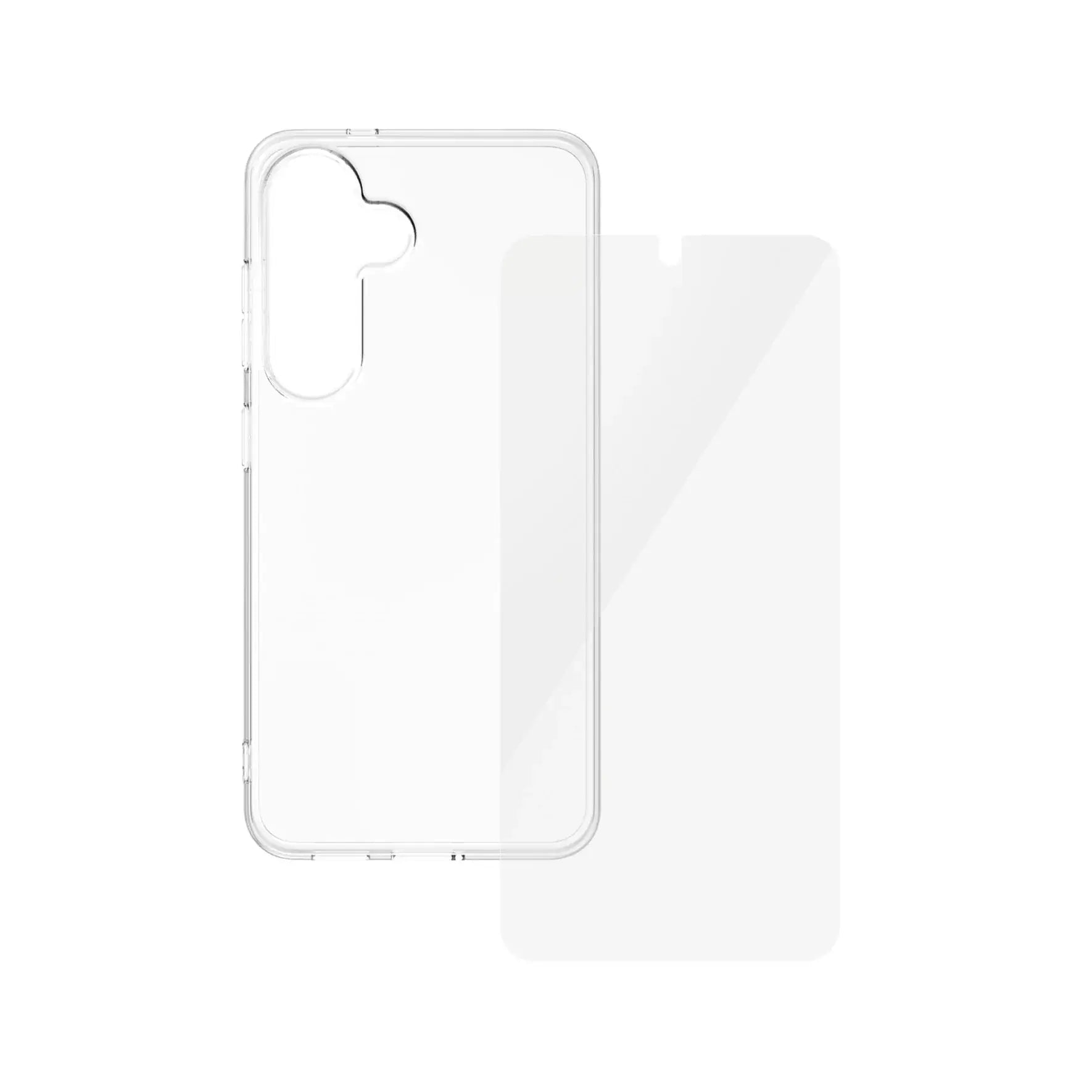 Care by PanzerGlass Samsung Galaxy S25 - Fashion 2in1 Σετ με 1 Αντιχαρακτικό Γυαλί Οθόνης και 1 Θήκη Σιλικόνης - Clear