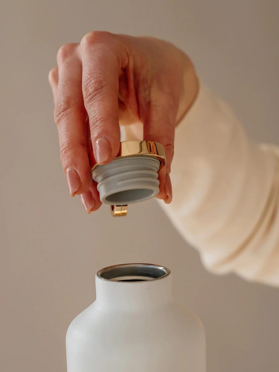 Equa Thermo Bottle Μπουκάλι Θερμός από Ανοξείδωτο Ατσάλι - 680ml - Snow White